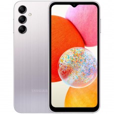 Celular Samsung Galaxy A14 Prata 64GB, 4GB RAM, Processador Octa-Core, Câmera Traseira Tripla de 50MP, Bateria de 5000mAh, Tela Infinita de 6.6" 90Hz